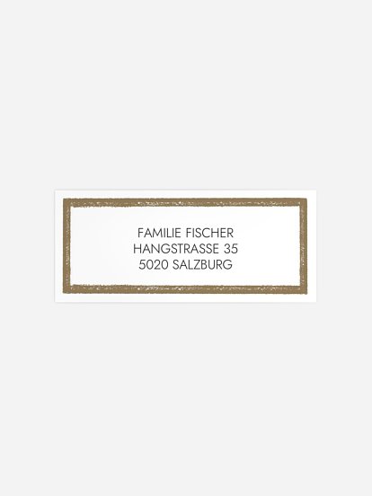 Absenderaufkleber Geburt Timeless Trio