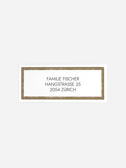 Absenderaufkleber Geburt Timeless Trio