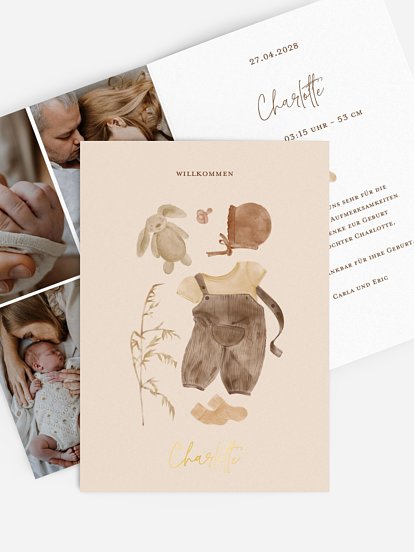 Geburtskarte Sweet Beginning