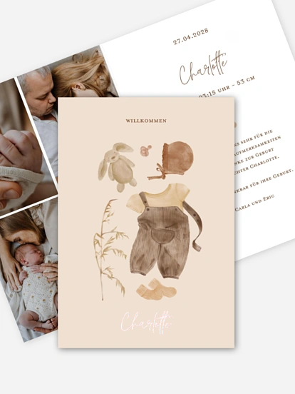 Geburtskarte Sweet Beginning