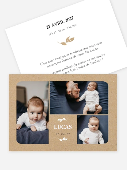 Faire-part naissance Baby Gallery
