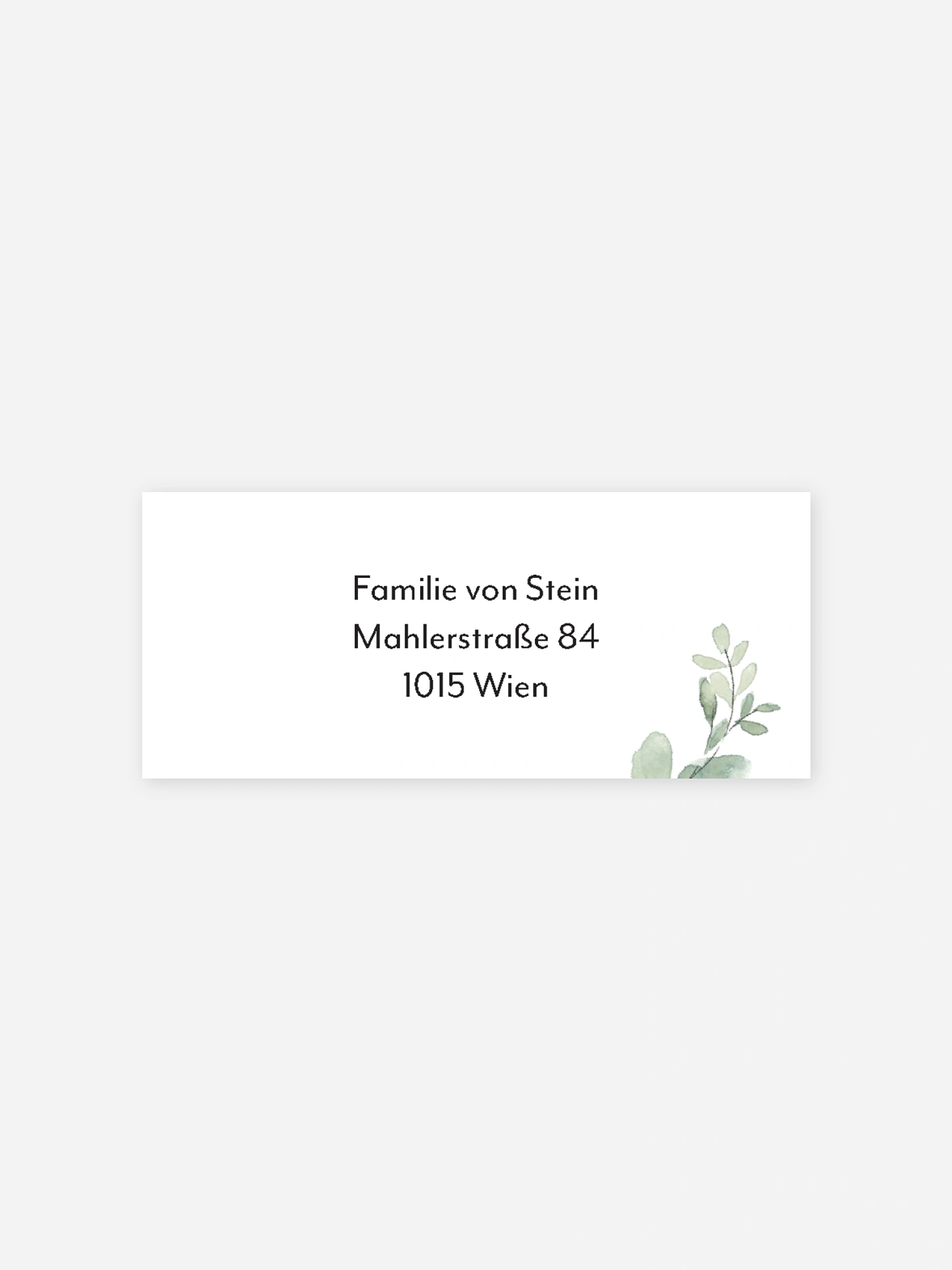 Absenderaufkleber Geburt Lieblich