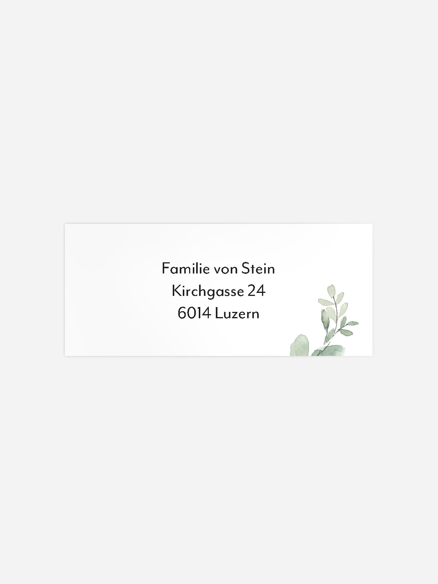 Absenderaufkleber Geburt Lieblich