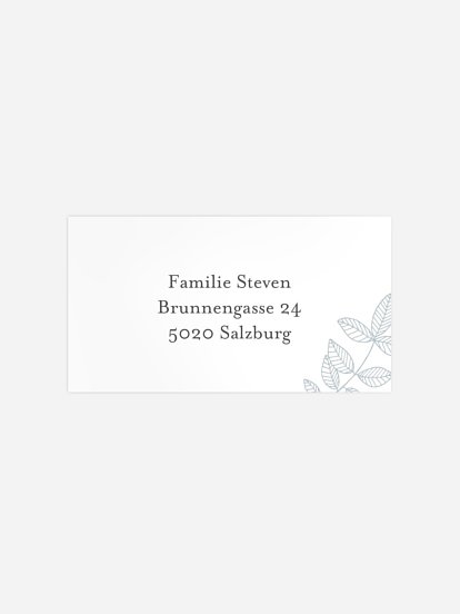 Empfängeraufkleber Taufe Unser kleiner Schatz