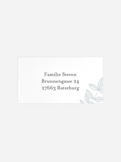 Empfängeraufkleber Taufe Unser kleiner Schatz