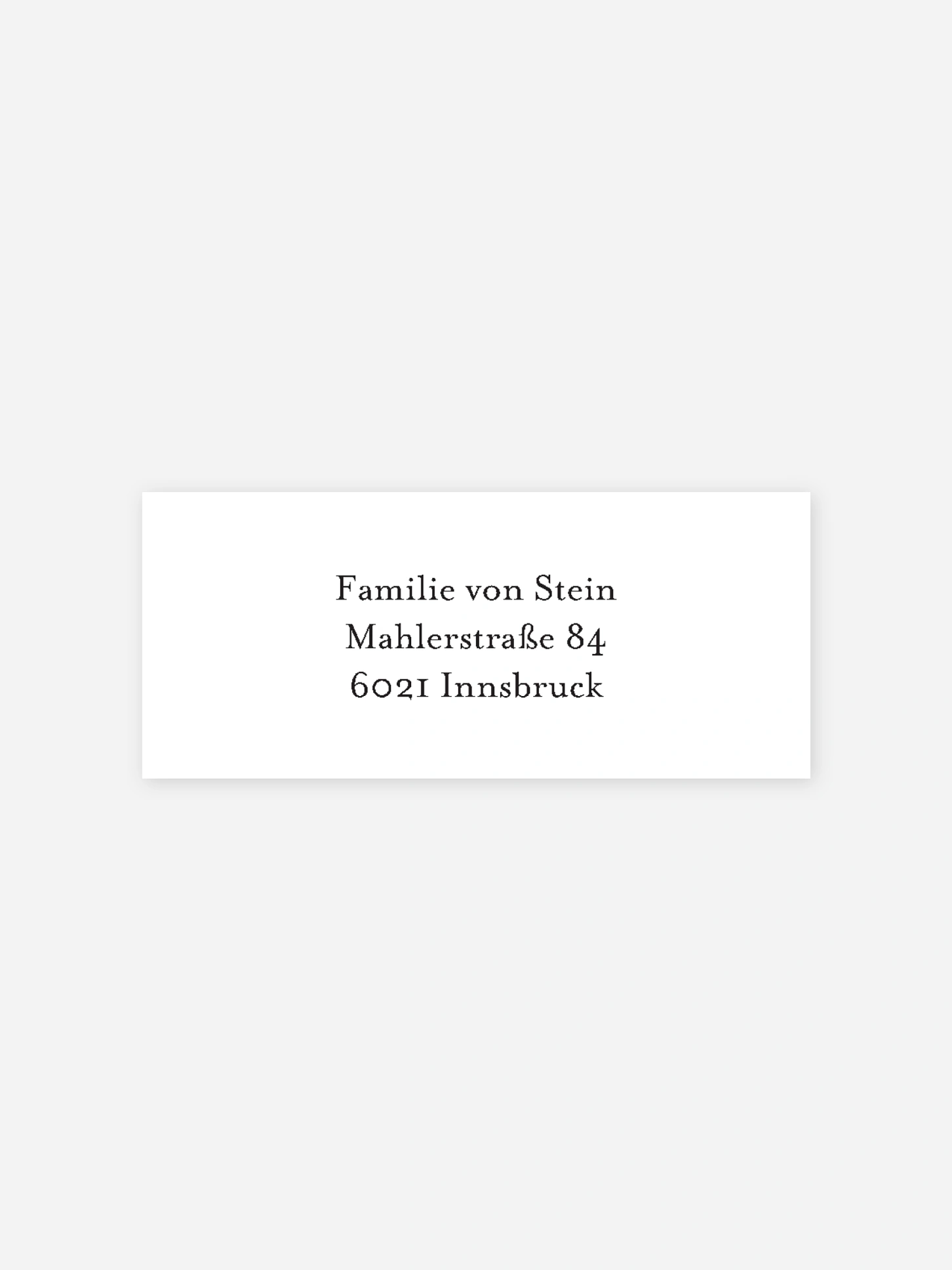 Absenderaufkleber Geburt Welcome