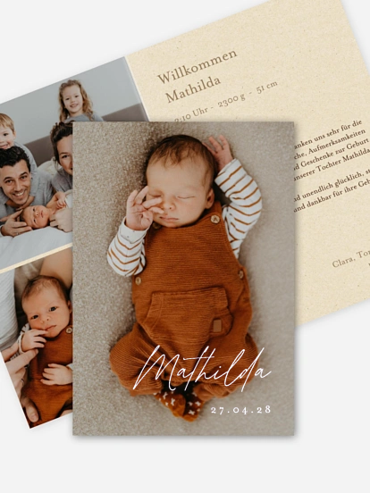 Geburtskarte Great Joy