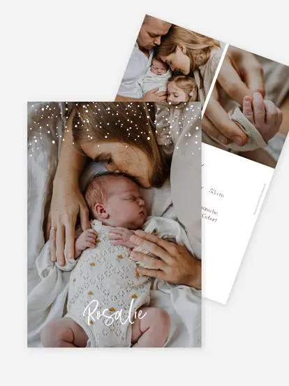 Geburtskarte Starry Day