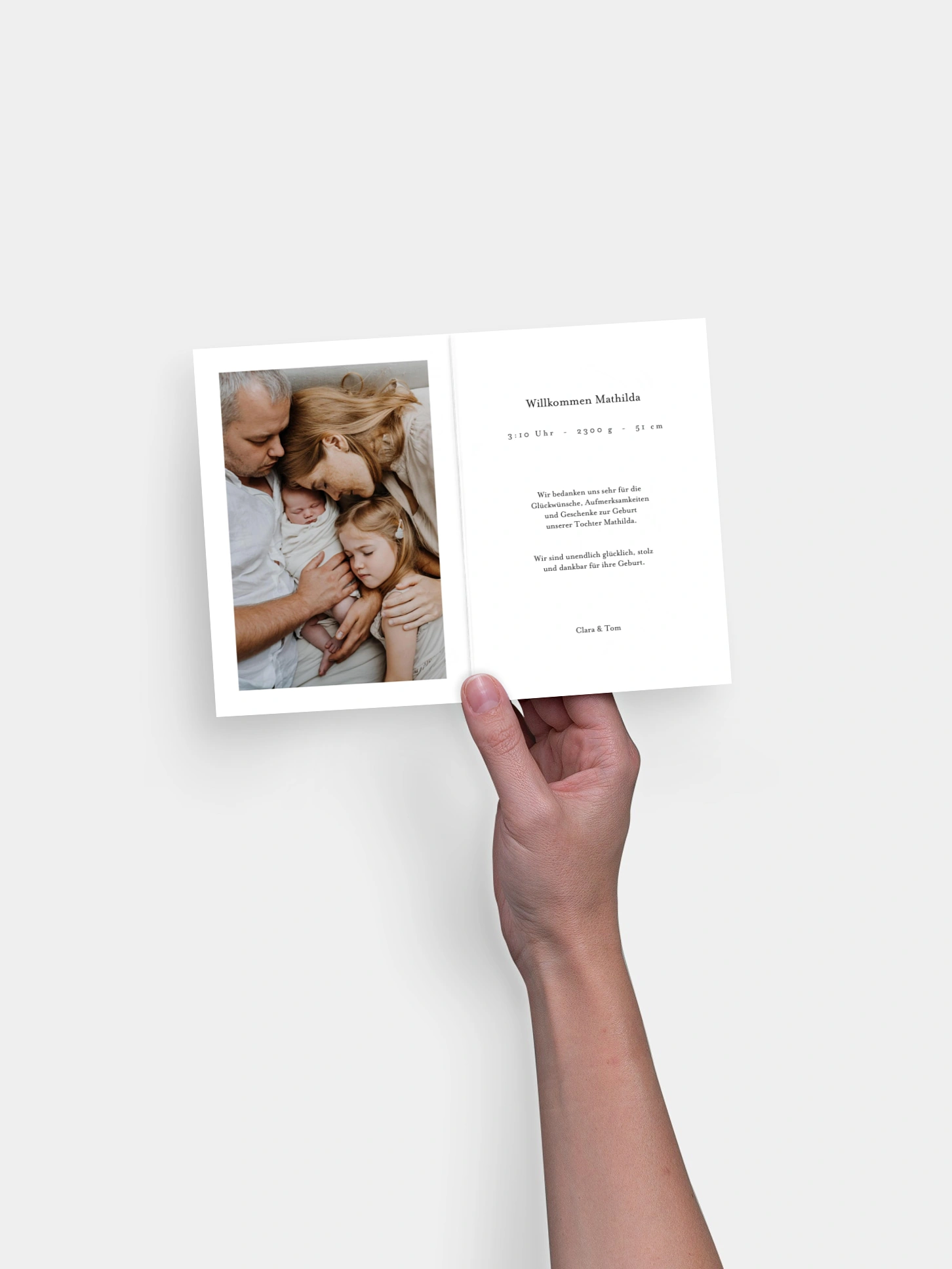 Geburtskarte Precious Moments