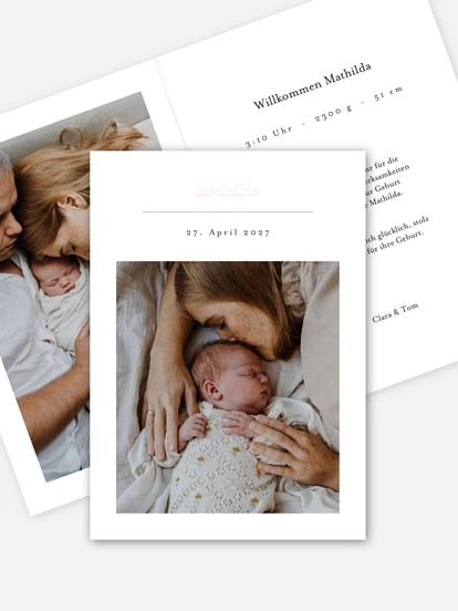 Geburtskarte Precious Moments