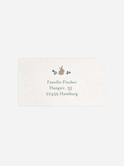 Empfängeraufkleber Geburt Blueberries 2