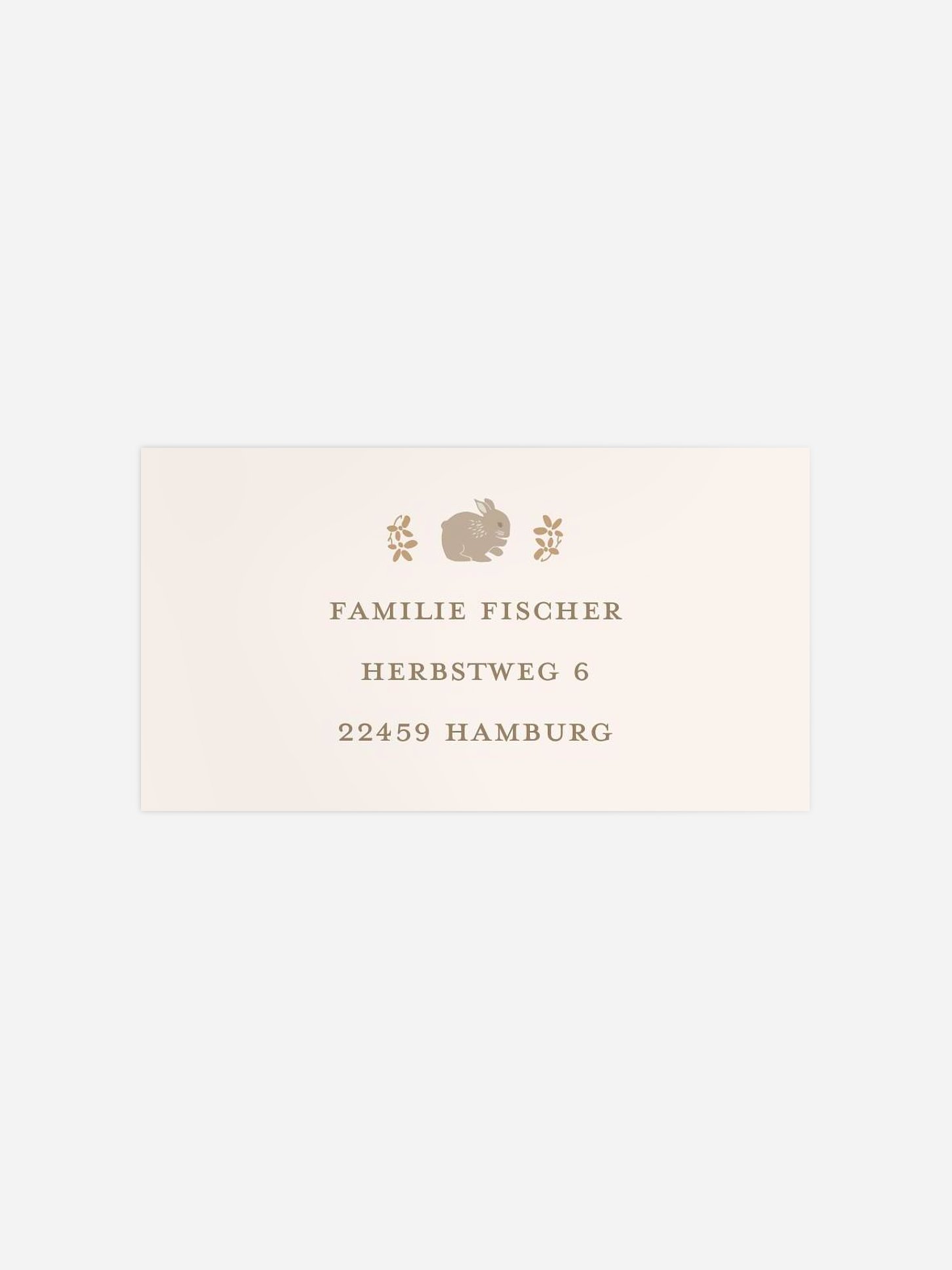 Empfängeraufkleber Geburt Augusta 2