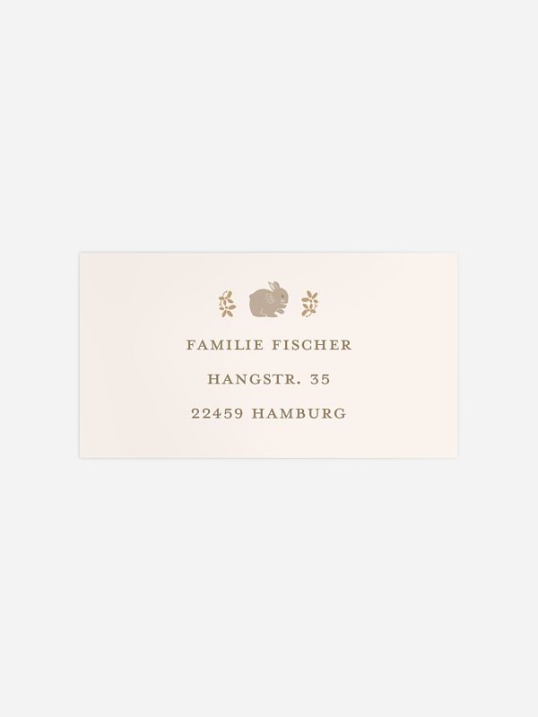Empfängeraufkleber Geburt Augusta 2