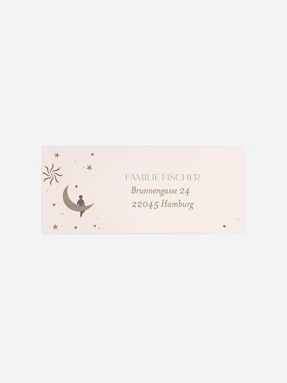 Absenderaufkleber Geburt Dreamland 2