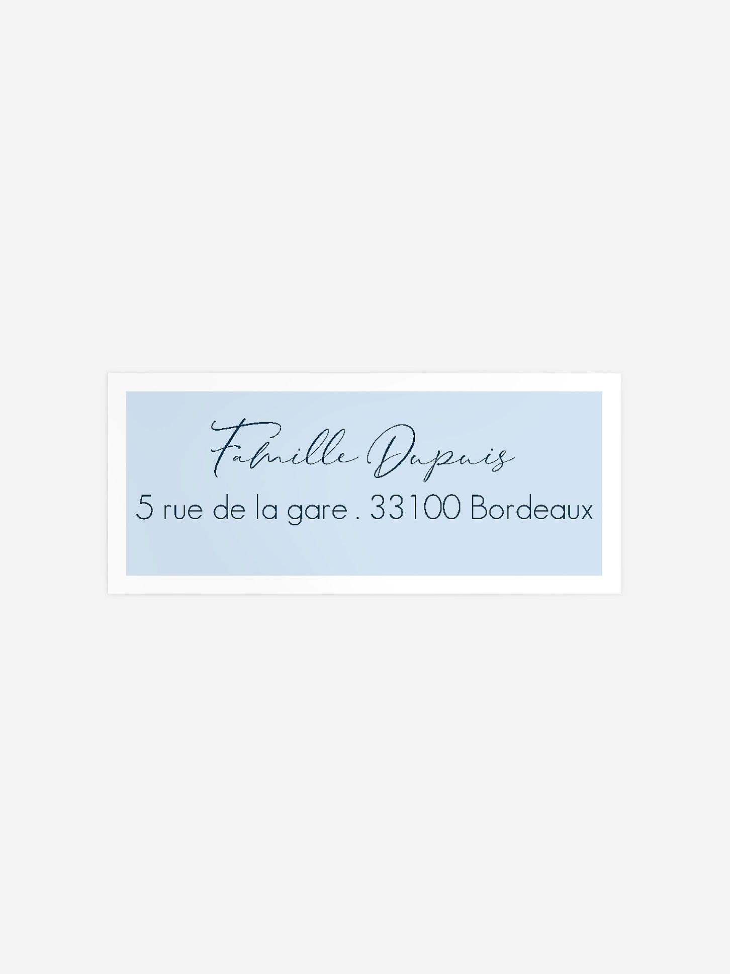 Étiquette expéditeur naissance Le plus beau cadeau