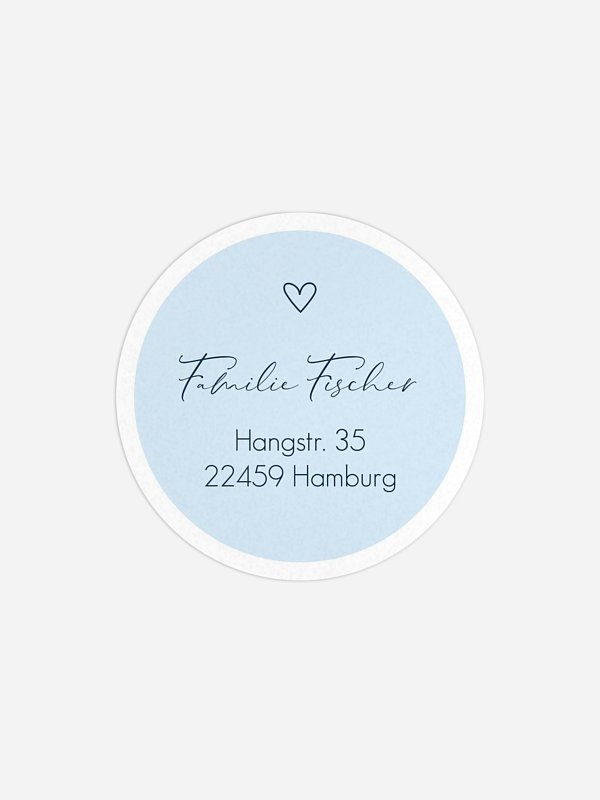 Absenderaufkleber Geburt Größtes Geschenk
