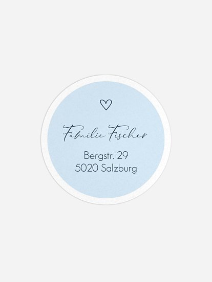 Absenderaufkleber Geburt Größtes Geschenk