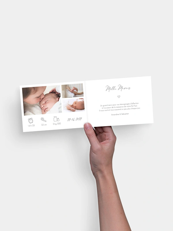 Faire-part naissance Le plus beau cadeau