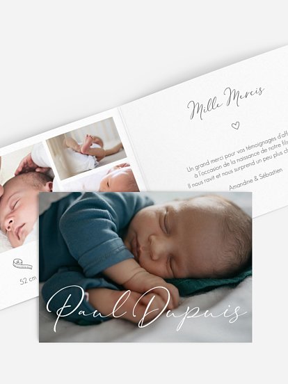 Faire-part naissance Le plus beau cadeau