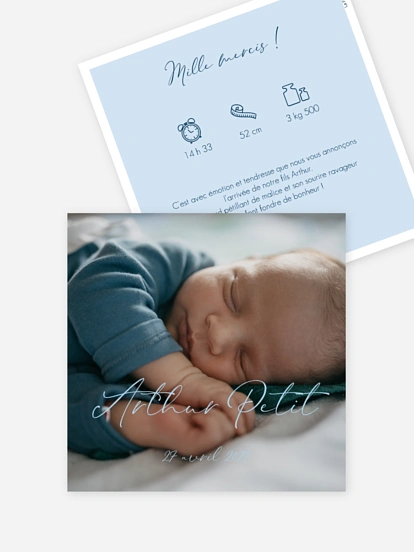 Faire-part naissance Le plus beau cadeau