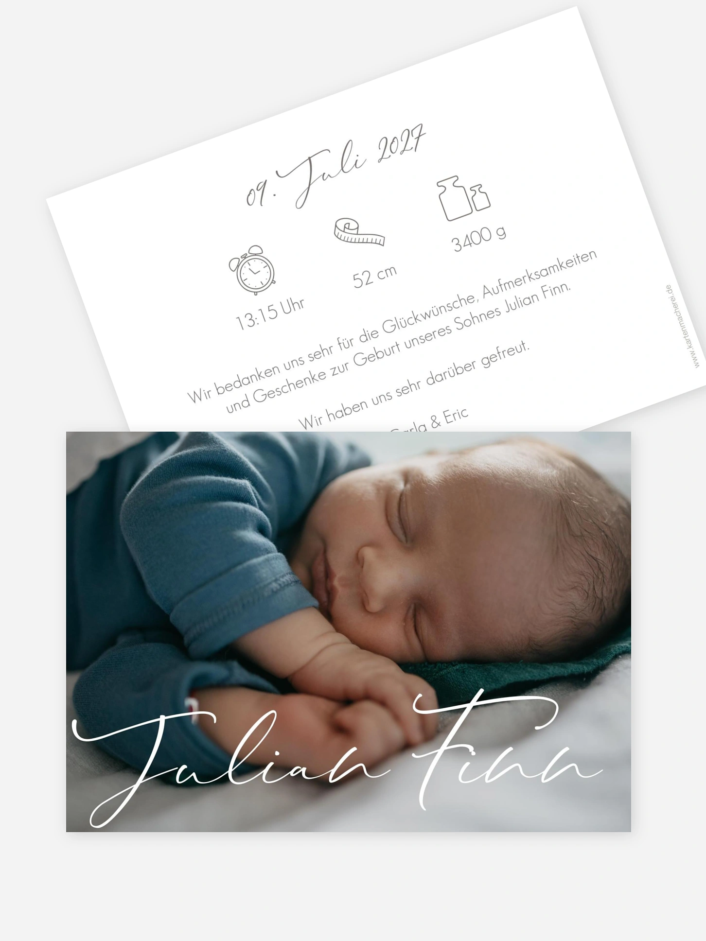 Geburtskarte Größtes Geschenk