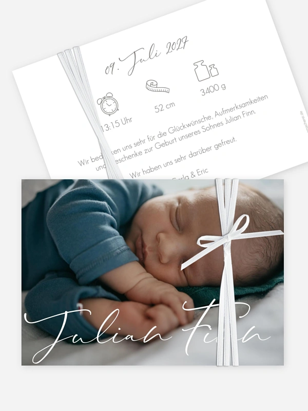 Geburtskarte Größtes Geschenk