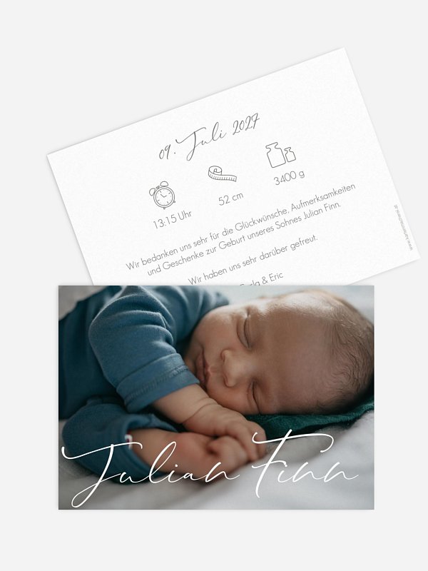 Geburtskarte Größtes Geschenk