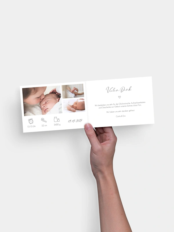 Geburtskarte Größtes Geschenk