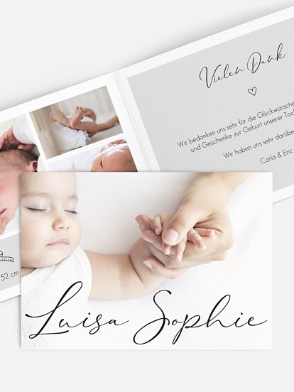 Geburtskarte Größtes Geschenk