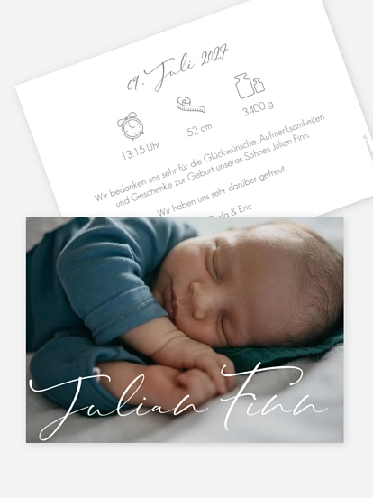 Geburtskarte Größtes Geschenk