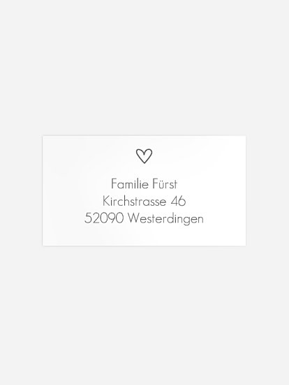 Empfängeraufkleber Geburt Größtes Geschenk