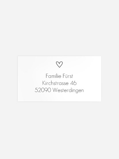 Empfängeraufkleber Geburt Größtes Geschenk