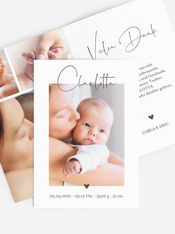 Geburtskarte Hello Little One