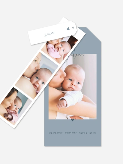 Geburtskarte Hello Little One