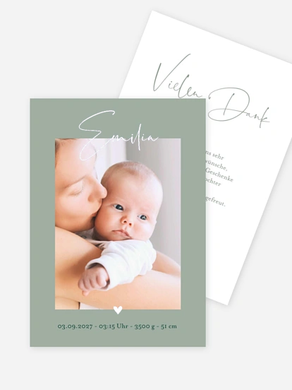 Geburtskarte Hello Little One