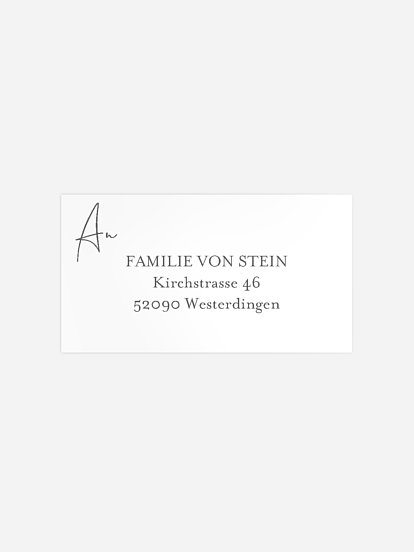 Empfängeraufkleber Geburt Hello Little One