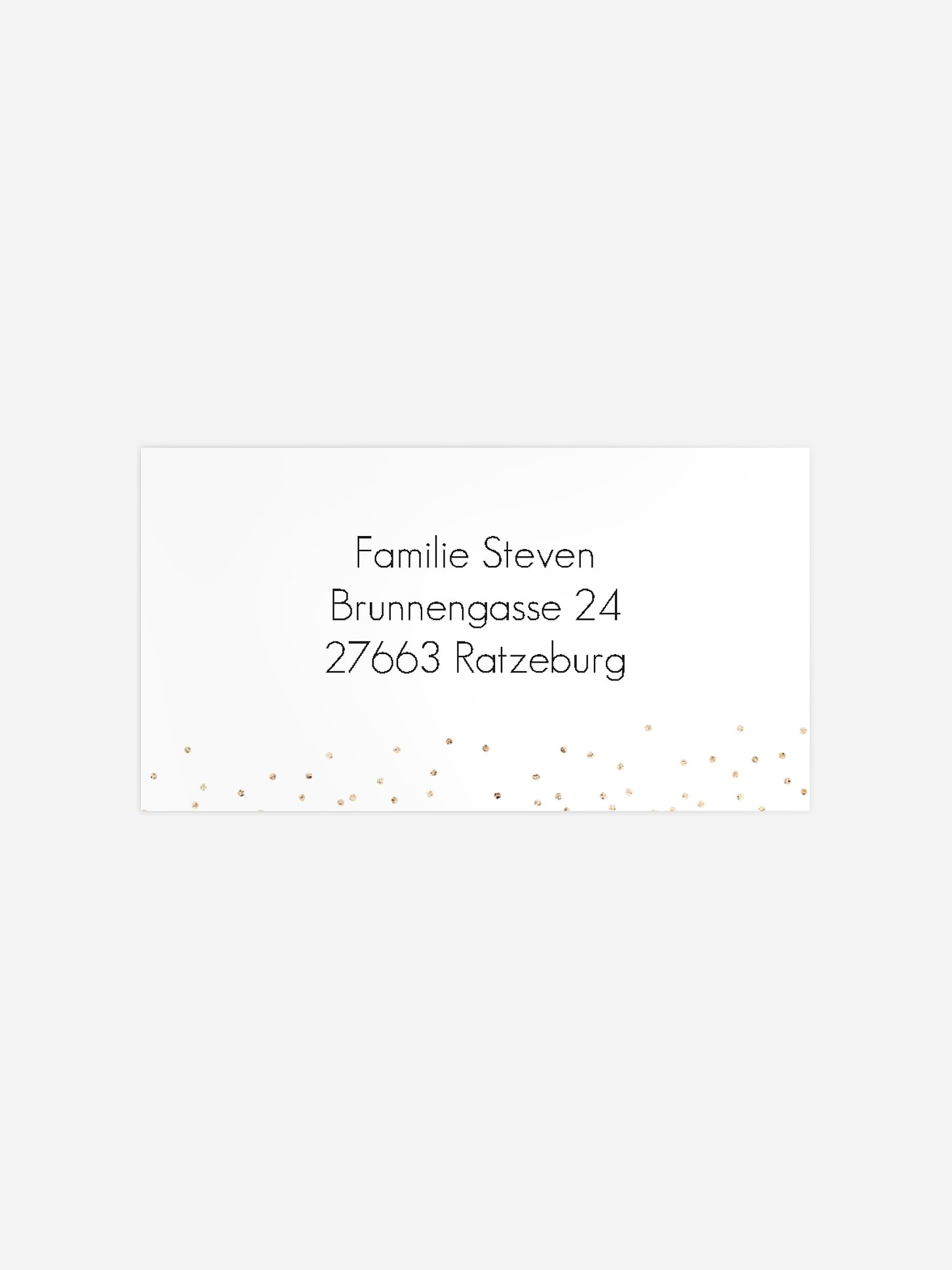 Empfängeraufkleber Geburt Little Sparkling