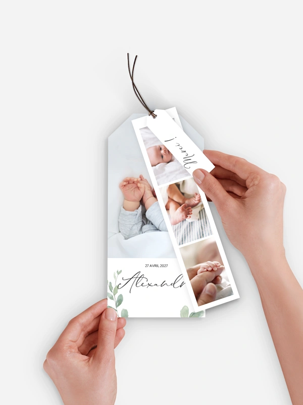 Faire-part naissance Avec tendresse