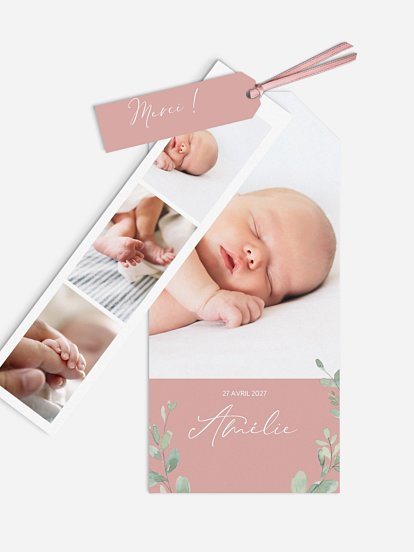 Faire-part naissance Avec tendresse