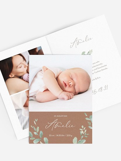 Geburtskarte Liebevoll