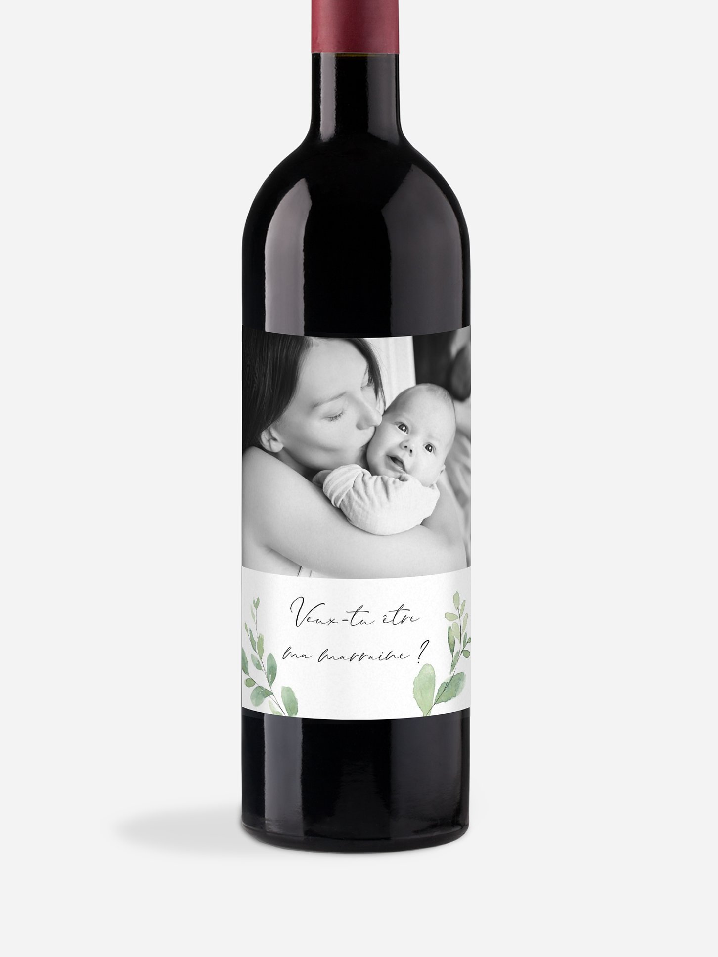 Étiquette bouteille Avec tendresse