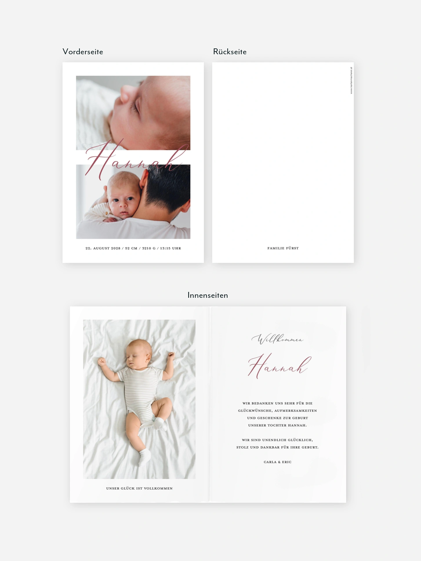 Geburtskarte Geschenk des Himmels