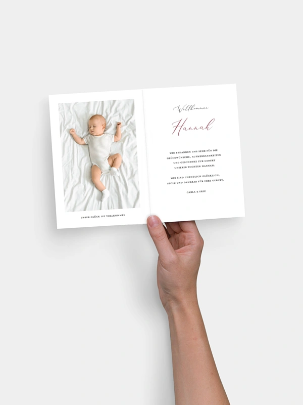 Geburtskarte Geschenk des Himmels