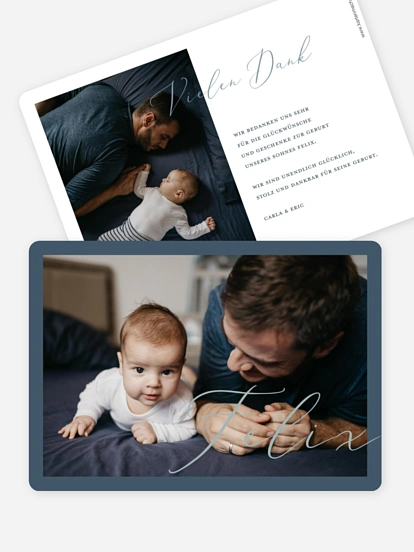 Geburtskarte Dream away