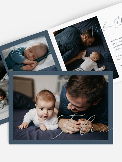 Geburtskarte Dream away