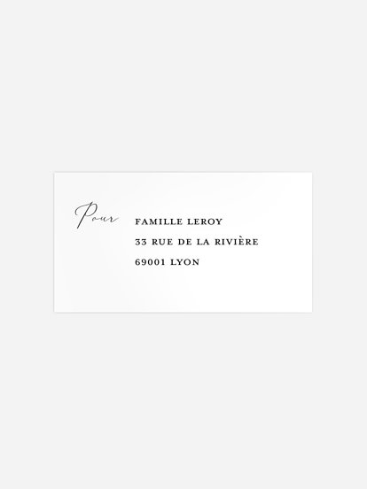 Étiquette destinataire naissance Petit rêveur