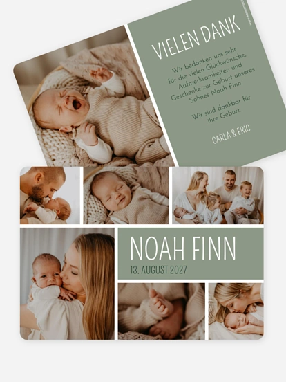 Geburtskarte Lichtblick