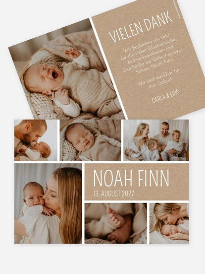 Geburtskarte Lichtblick