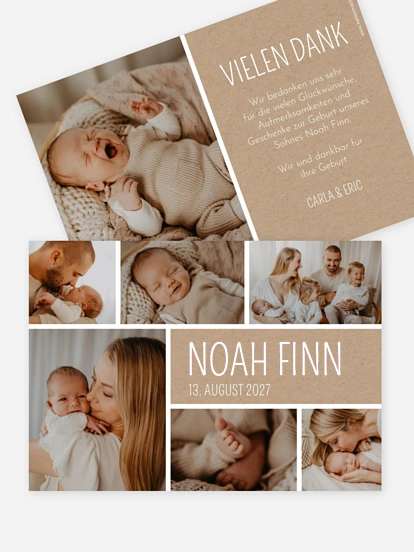 Geburtskarte Lichtblick