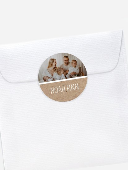 Aufkleber Geburt Lichtblick